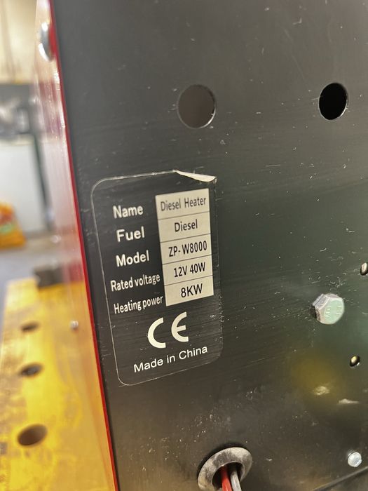 WEBASTO 8KW ogrzewanie postojowe 12V