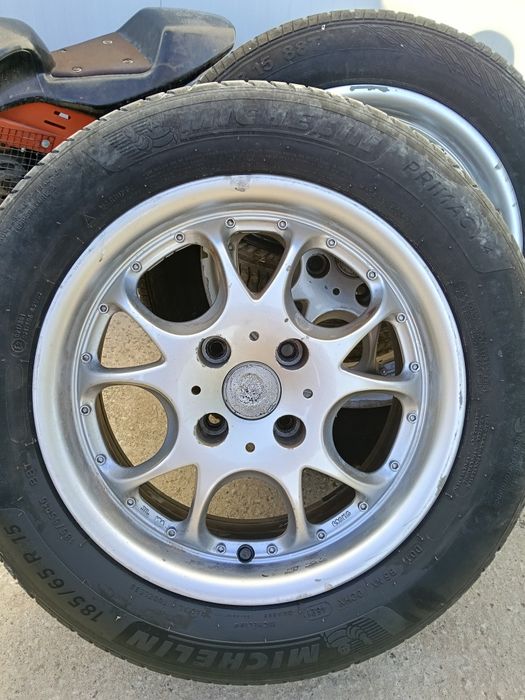 Jantes 15 4/108 para venda com pneus ainda bons