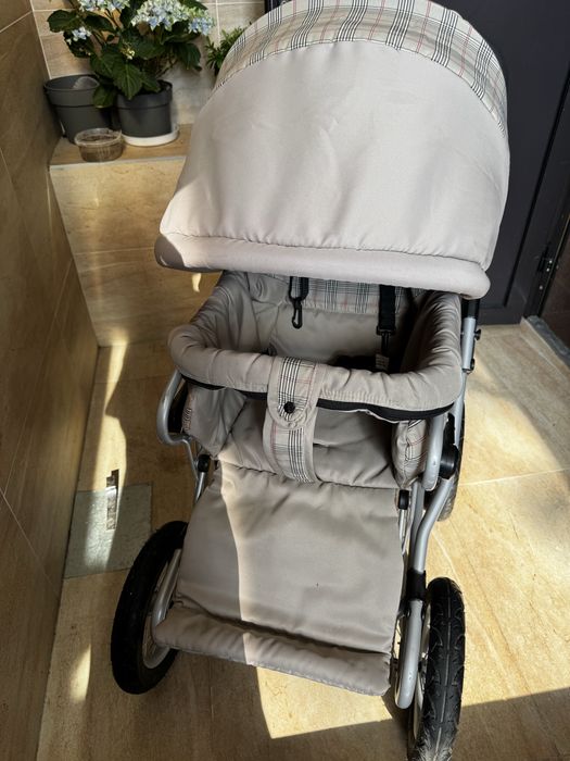 Wózek spacerowy + gondola Emmaljunga 2w1 + torba