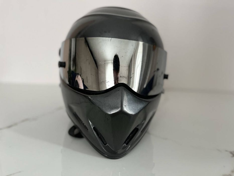 Шолом для мотоцикла бу в комплект прозоре скло