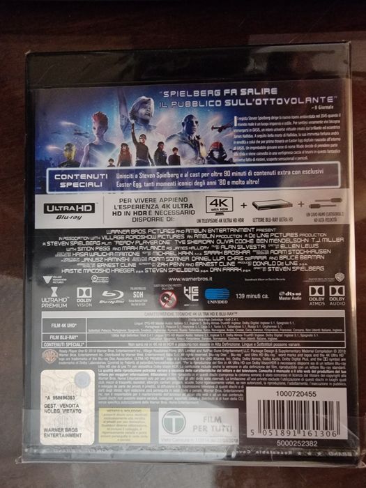 Диск в формате Blu-ray Ultra HD - Первому игроку приготовиться