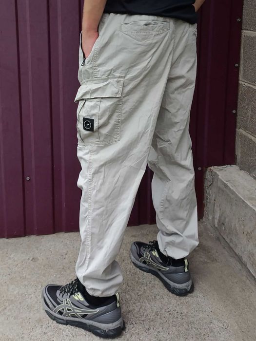 Marshall Artist Men's L Cotton Cargo Pant - Chalk White