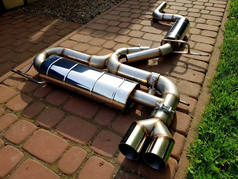 Sportowy układ wydechowy sterowany przepustnicą golf 5 gti (r32) klapa