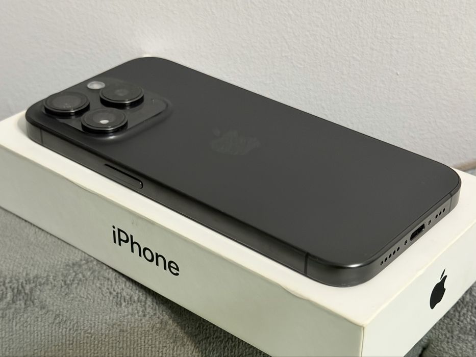 iPhone 15 Pro, 88%, Black Titanium, 128gb, bdb stan!