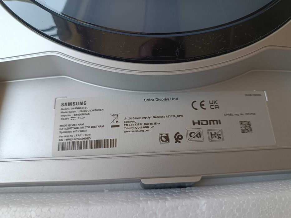Samsung galaxy odyssey g9 monitor oled