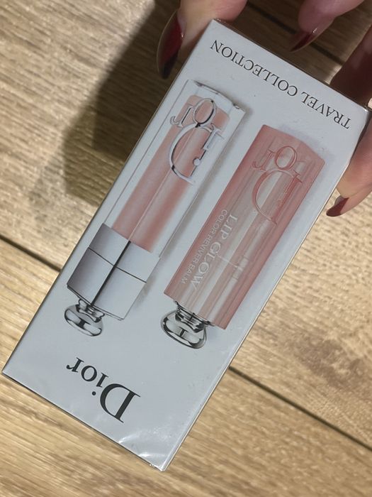 Zestaw Dior Lip balsam oraz błyszczyk 001