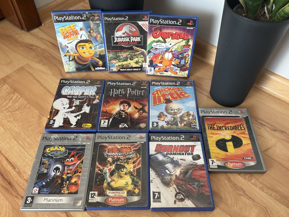 Gry na PS2 10 gier na playstation 2 Tekken Crash Jurassic Park
