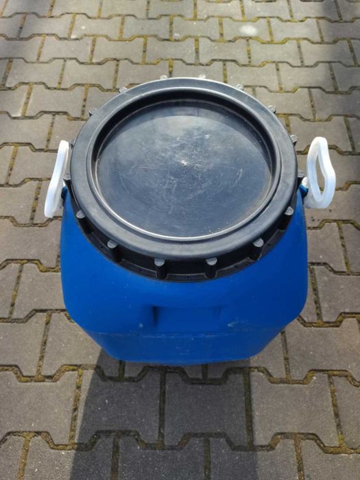 Jak Nowa Duża Beczka Plastikowa do Kiszonek Kapusty Ogórków Spożywcza