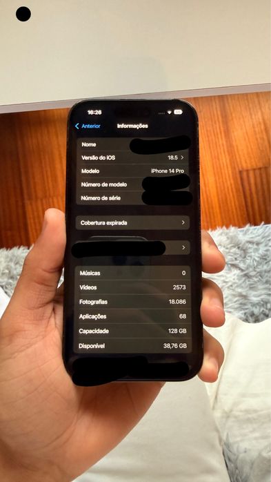 iPhone 14 Pro Preto Usado