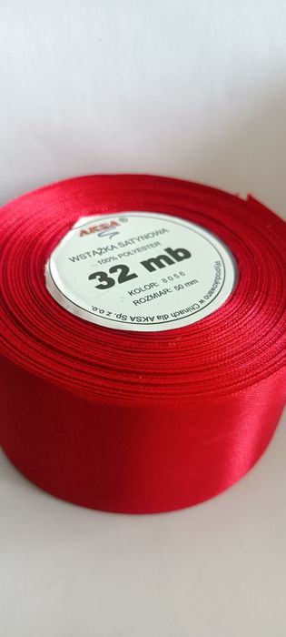 Wstążka satynowa 50 mm 32 mb