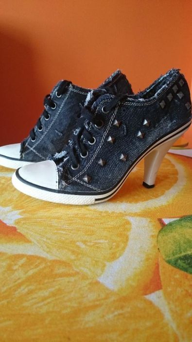 deichmann szpilki tenisówki na obcasie 39 r