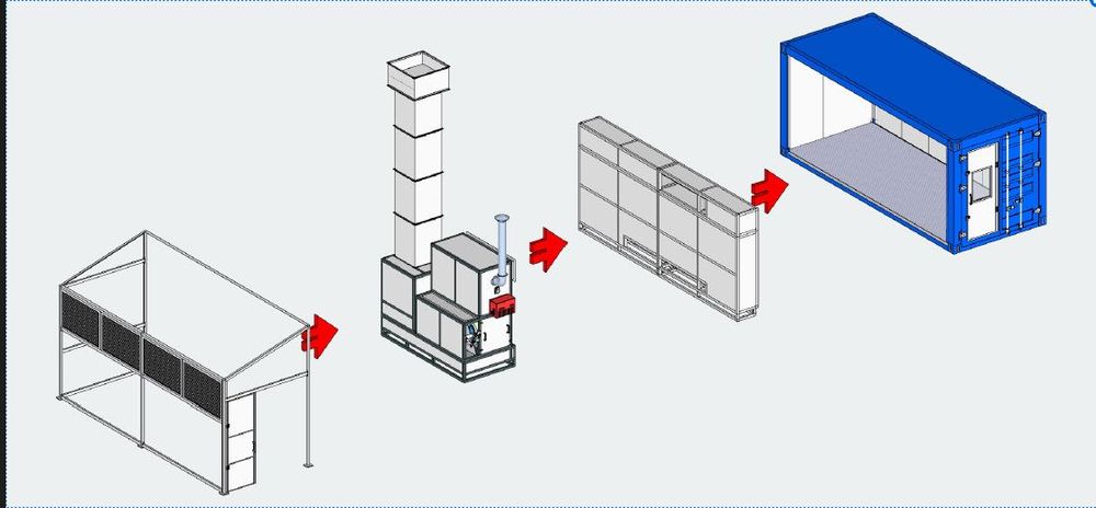 Kontenerowa Kabina Lakiernicza