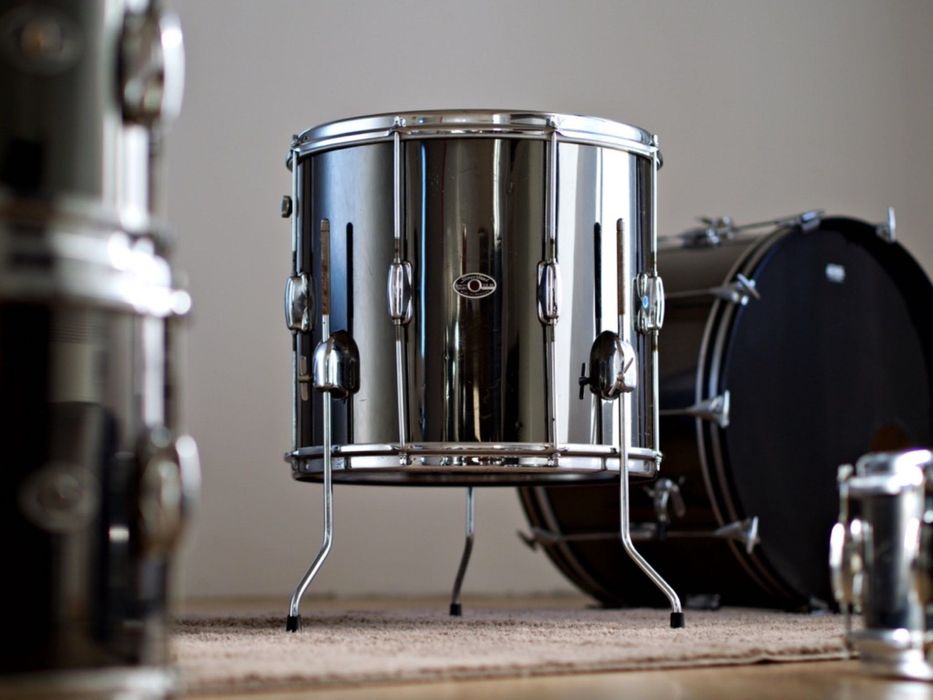 Shell set Slingerland, lata 70-te, 22”, 16”, 13”, 12” + werbel 14”x5”