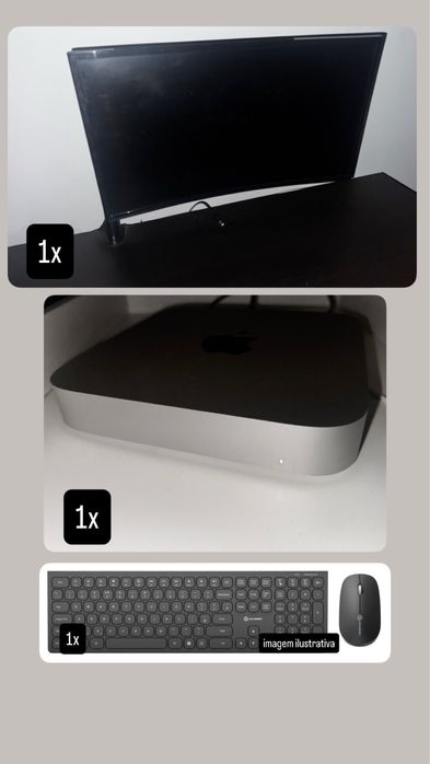 Mac Mini M2 2023 (Oferta Monitor Curvo Samsung 27 + Teclado + Rato)