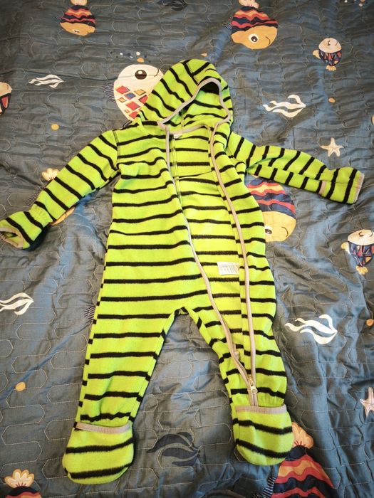 Флісовий ромпер чоловічок комбінезон Lupilu на 6-12 місяців