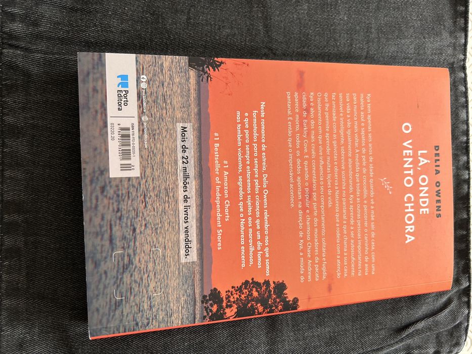 Livro “Lá, onde o vento chora” de Delia Owens