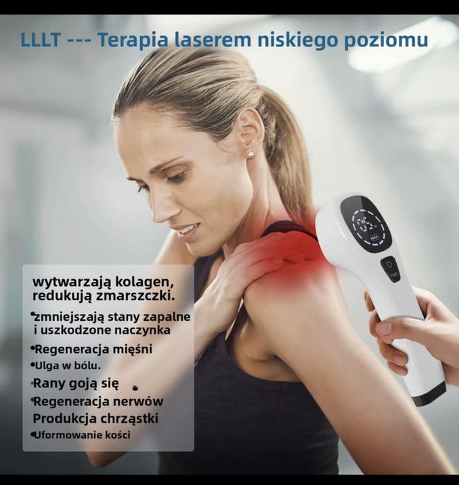 Laser niskoenergetyczny do leczenia fizjoterapia