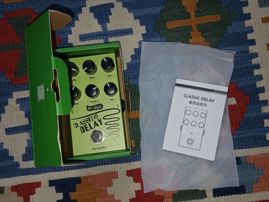 Гітарні педалі M-VAVE Mini Universe та Classic Delay
