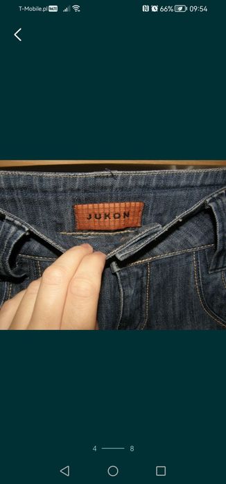 Spodnie JUKON, W30 L34, jeans, klasyczny krój, jak nowe