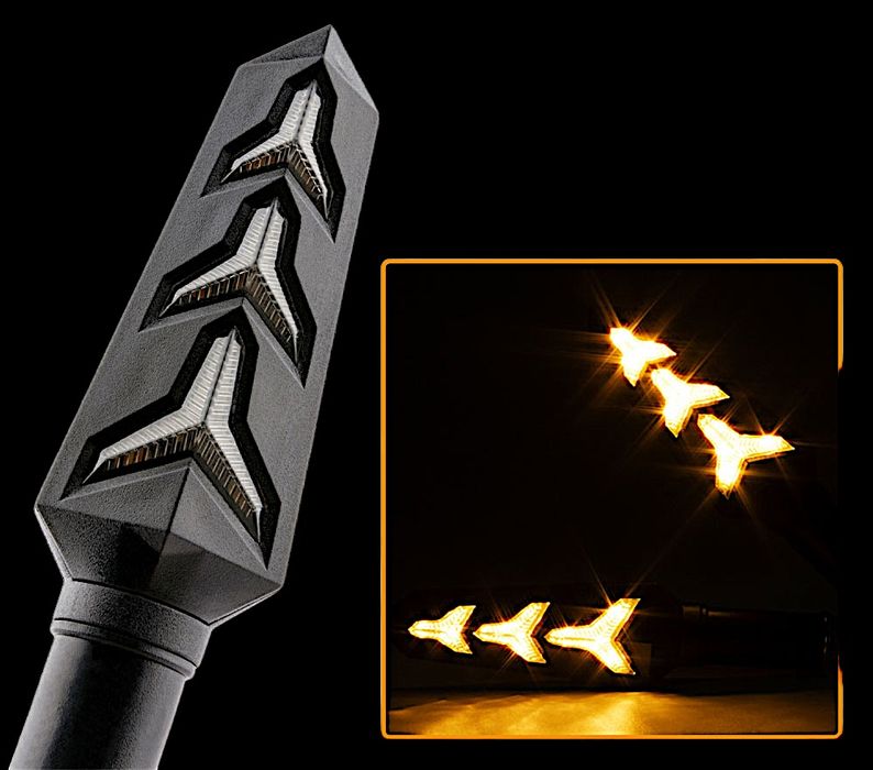 Указатели поворота мотоцикл скутер мопед пара 4шт