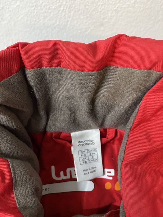 Conjunto Wedge para ski 8 anos (fato, capacete, luvas, gorro)