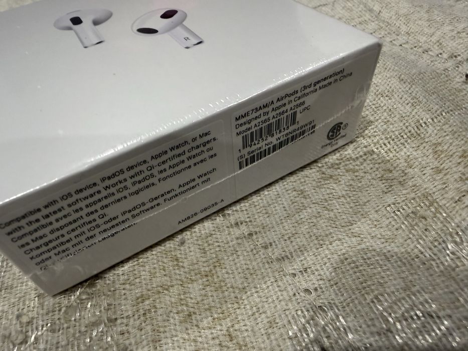 Airpods 3 беспроводные Bluetooth наушники MagSafe