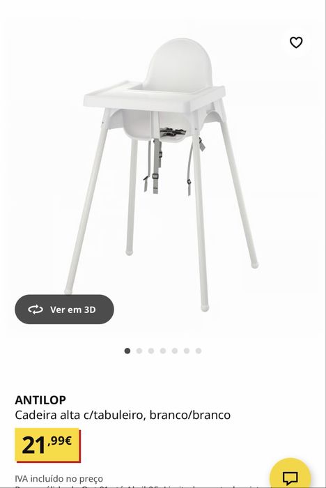 Cadeiras de Bebé - Usadas