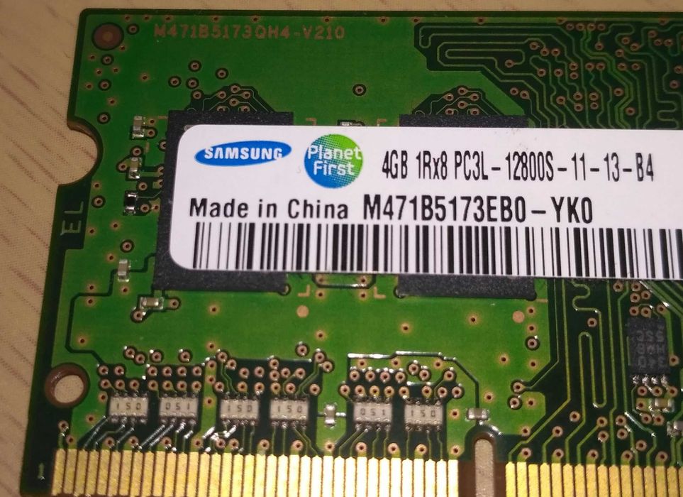 Samsung ddr3 8гб gb (2х4) 12800s PC3L Пам'ять ноутбука