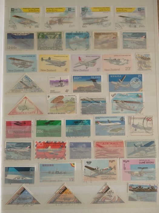 Selos Tematica Aviões