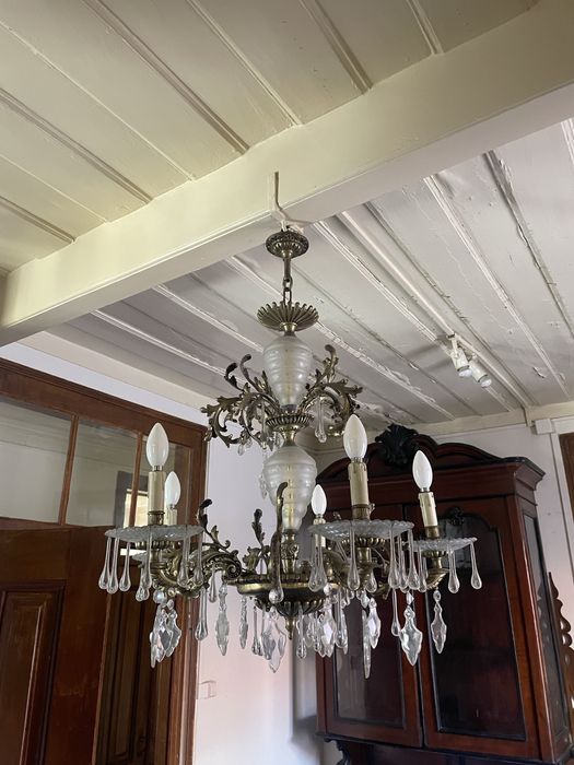 Conjunto 4 candeeiros antigos