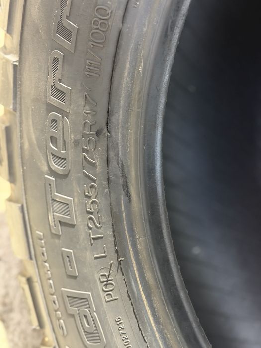 Bfgoodrich 255/75/17 a 60%
