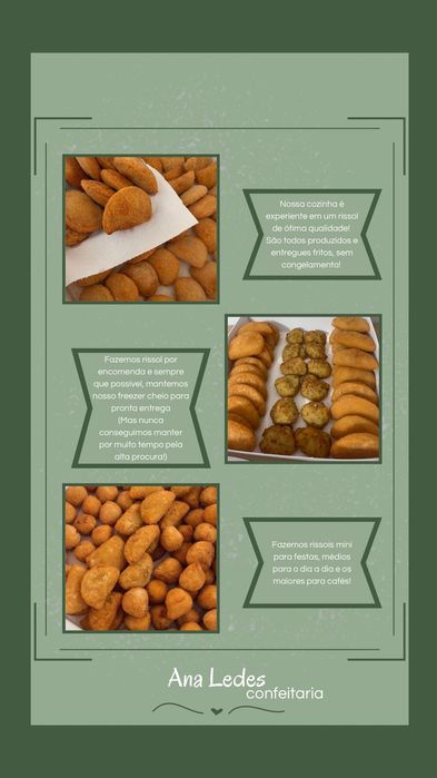 Bolos, doces e salgados para festas