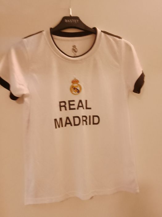 Komplet piłkarski Real Madrid koszulka+spodenki,nowe