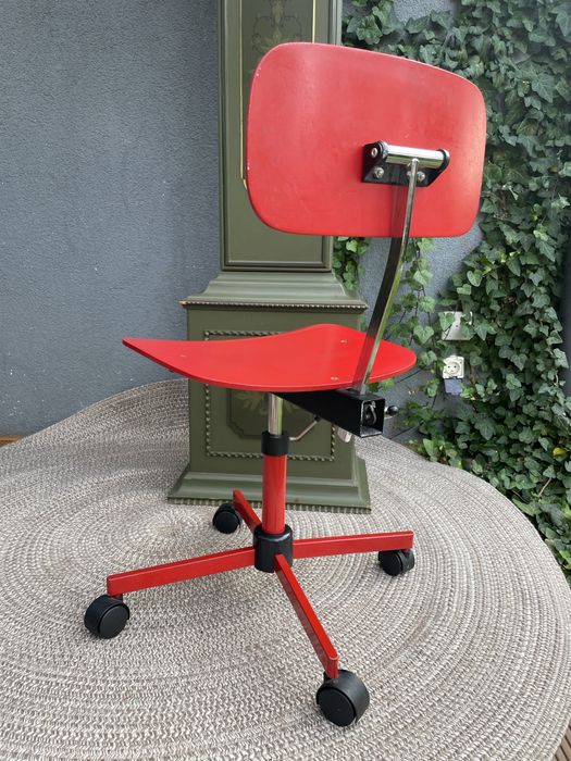Designerskie krzesło biurowe KEVI rzadki model (Jørgen Rasmussen) – Vintage Mid-Century