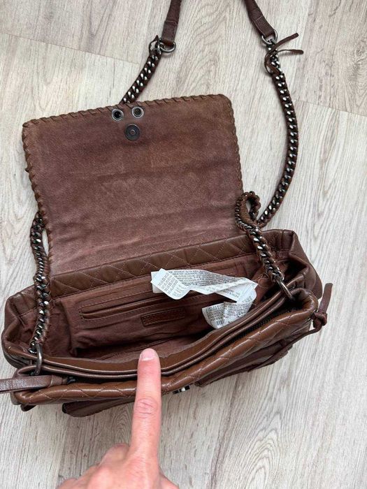 шкіряна сумка ZARA в стилі Chanel