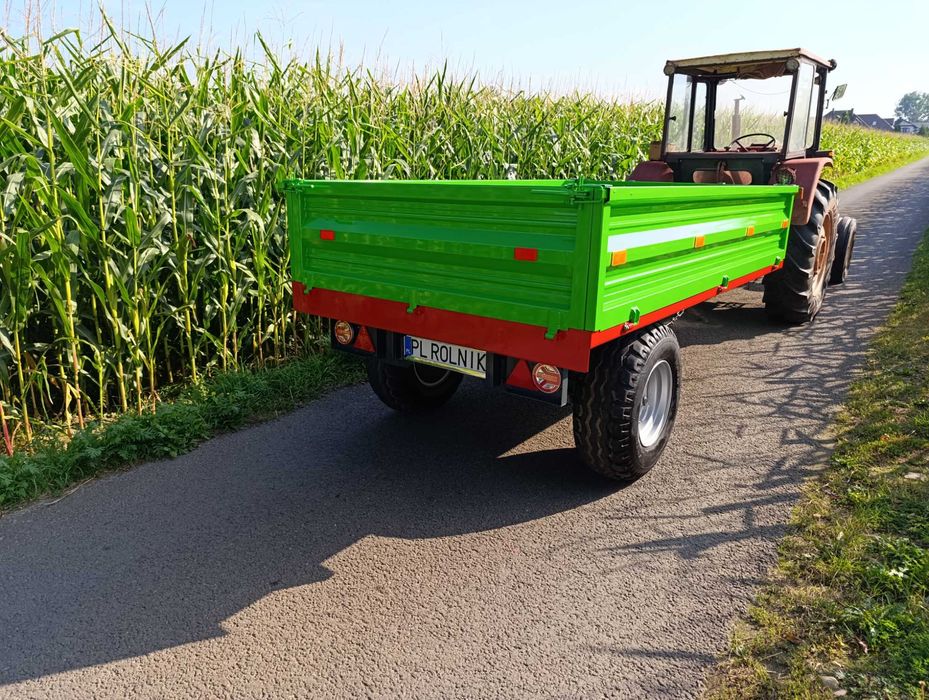 Wywrotka jednoosiowa Fabryczna Navtek  Hamulec