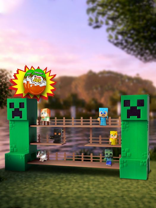 В наявності! Підставка для фігурок Minecraft Kinder Joy Funko