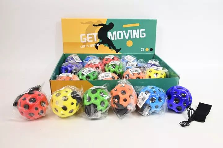 Piłeczka na gumce 7cm 20szt/disp PG6415WR 64152. MERK-POL