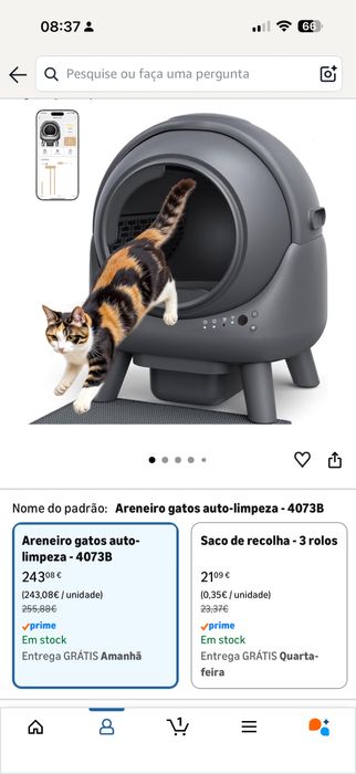 Caixa de areia automática