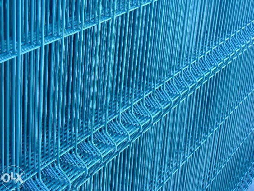 Panele ogrodzeniowe fi 4 H-1,23 ocynk+ral zielony,grafit,czarny