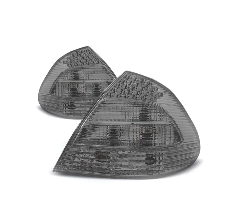FAROLINS TRASEIROS PARA MERCEDES CLASSE E W211 02-06 LED CROMADO FUMADO