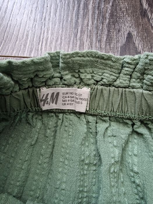 H&M bawełniana dłuższa spódniczka letnia