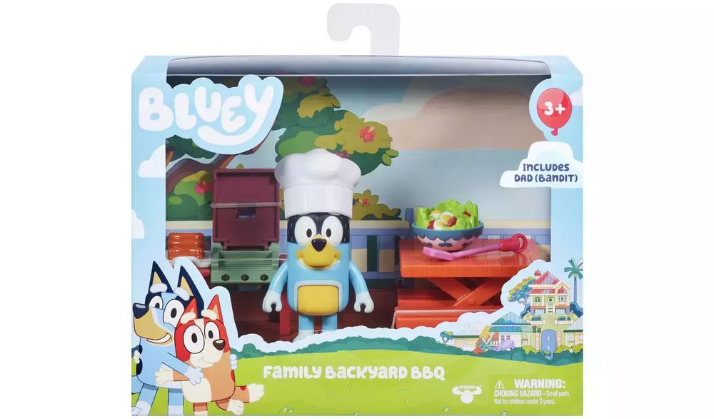 Bluey. Minizestaw Podwórko. TM Toys. Nowy Produkt