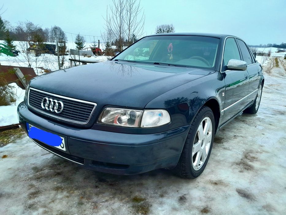 Audi a8 d2 2.8 LPG Manual Zadbany Ekonomiczny Recaro Czarna 18AluSkory