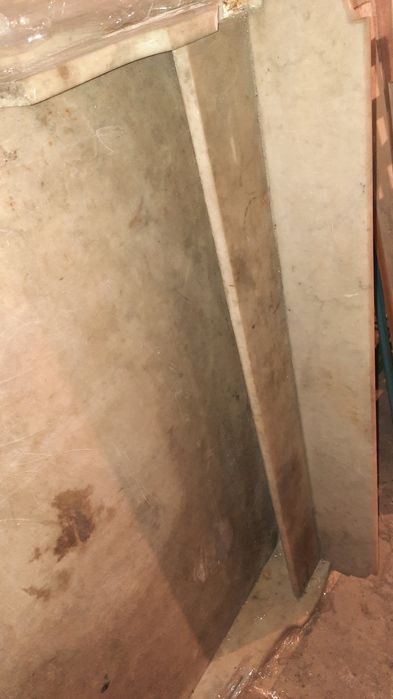 Blat  marmurowy z półką