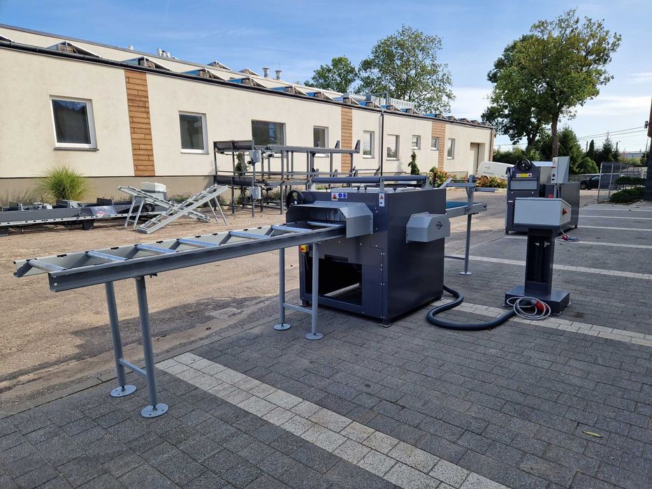 Obrzynarka do desek 2 4 tarczowa CE nowa Producent TRAK-MET