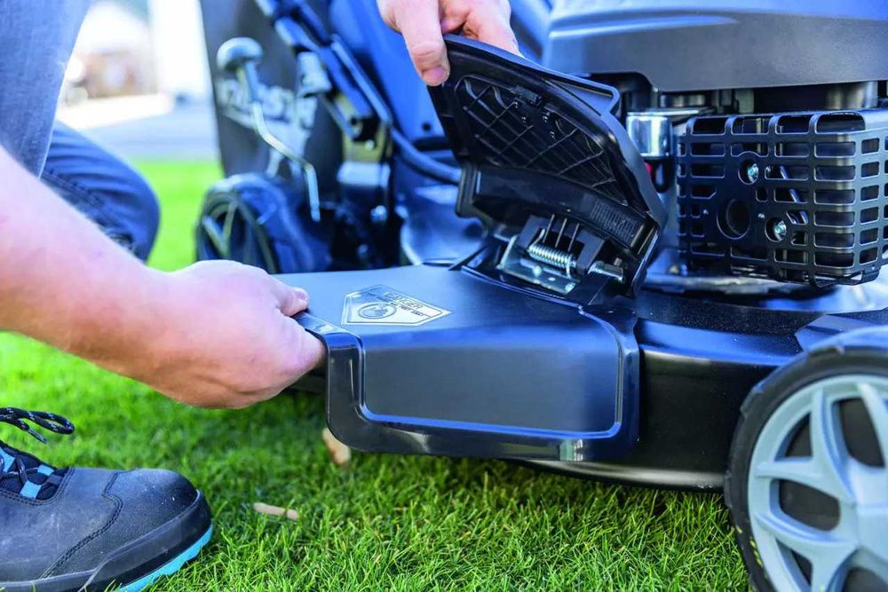 Бензинова газонокосарка Woodster BLM560-225ES САМОХІДНА електро запуск