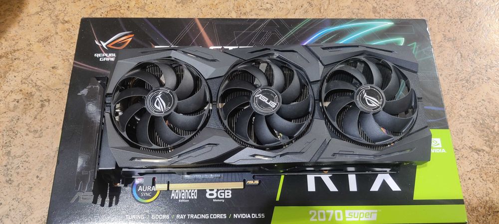OBNIŻKA! Karta graficzna ASUS GeForce RTX 2070 SUPER ROG Strix OC