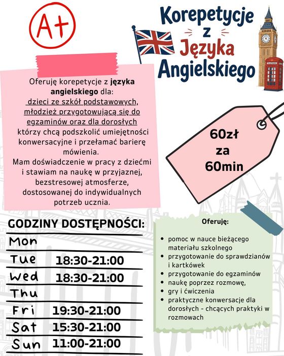 korepetycje z angielskiego