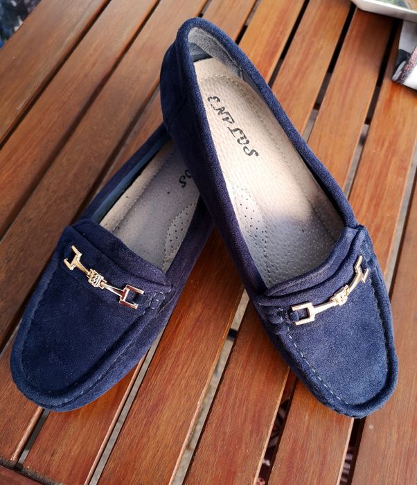 Mokasyny damskie miękkie lordsy loafersy 38 płaskie